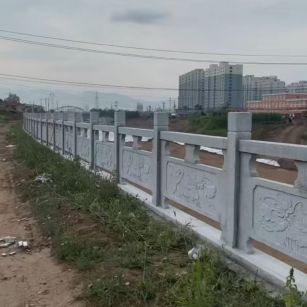咸阳 石材河道栏杆