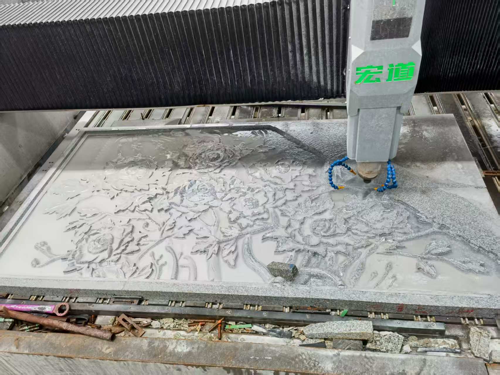 咸阳 别墅墙面石材雕刻