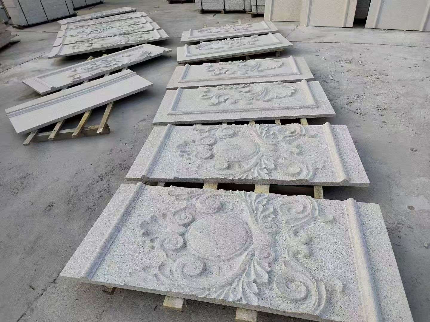 咸阳 芝麻白干挂雕花板