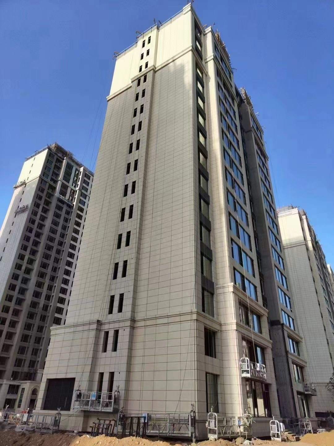 咸阳黄金麻高端小区，外墙干挂