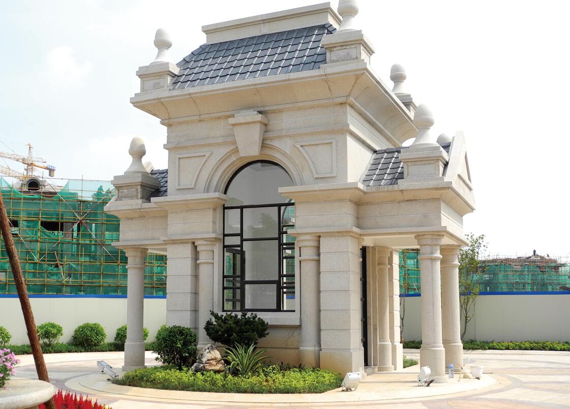 咸阳花岗岩在建筑外墙的应用