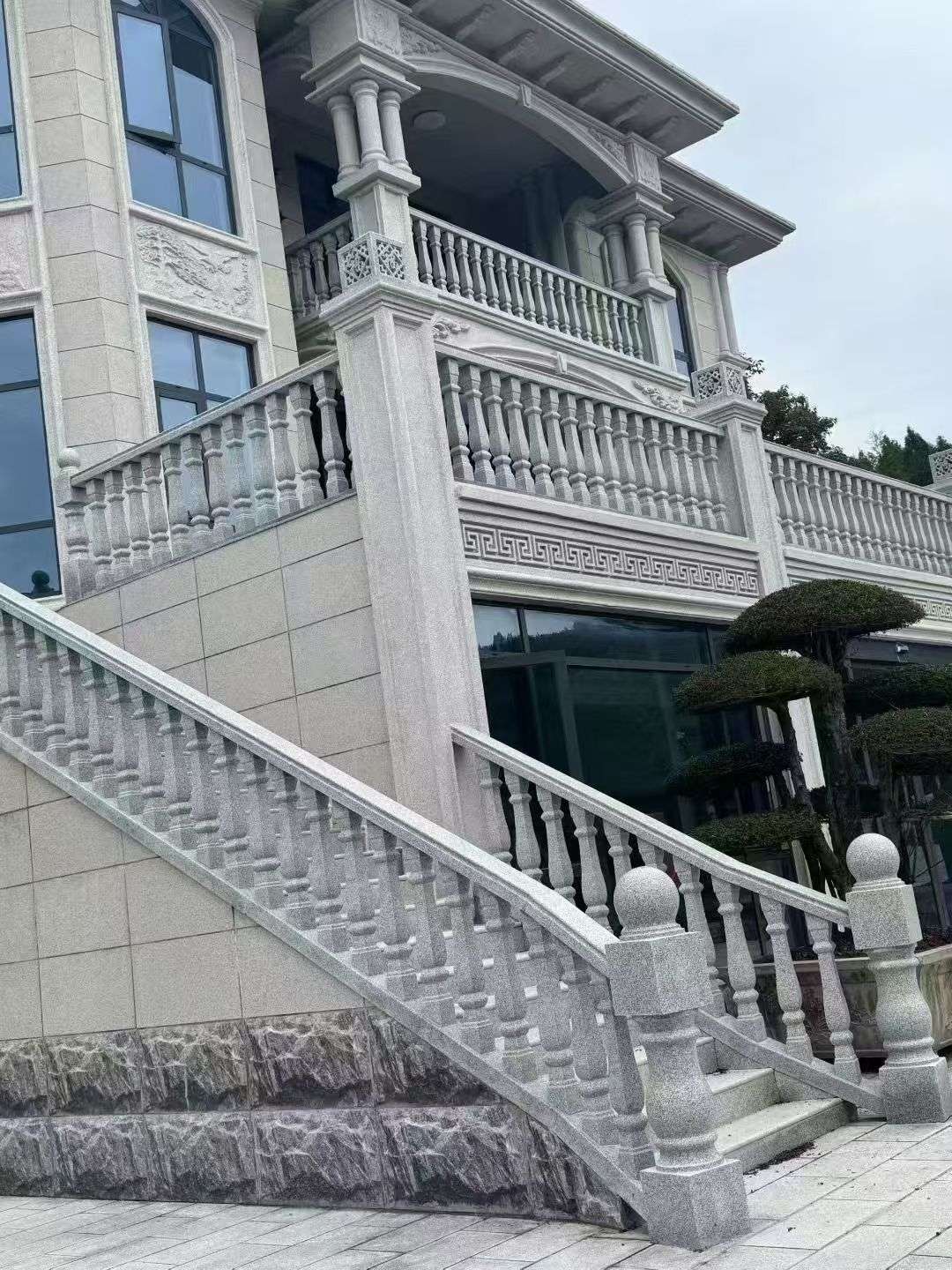 咸阳 芝麻白别墅，栏杆