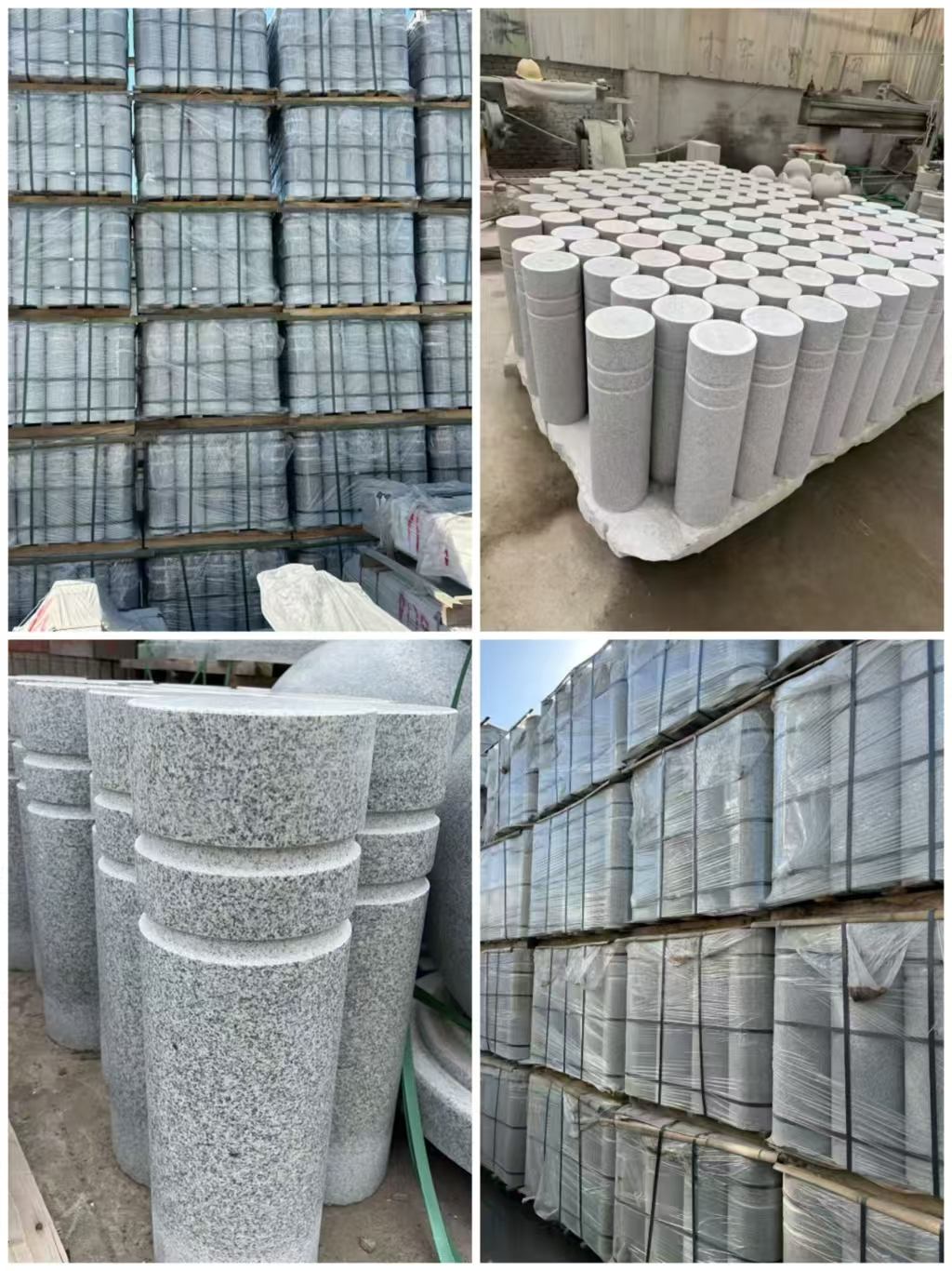 咸阳 芝麻白花岗岩挡车柱、隔离柱多少钱